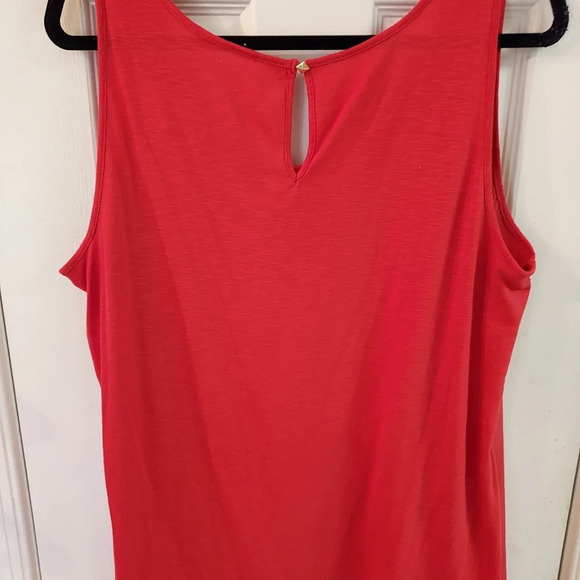 Lane Bryant Red Scoop Neck Sleeveless Blouse in Size 18/20 - Picture 6 of 8
